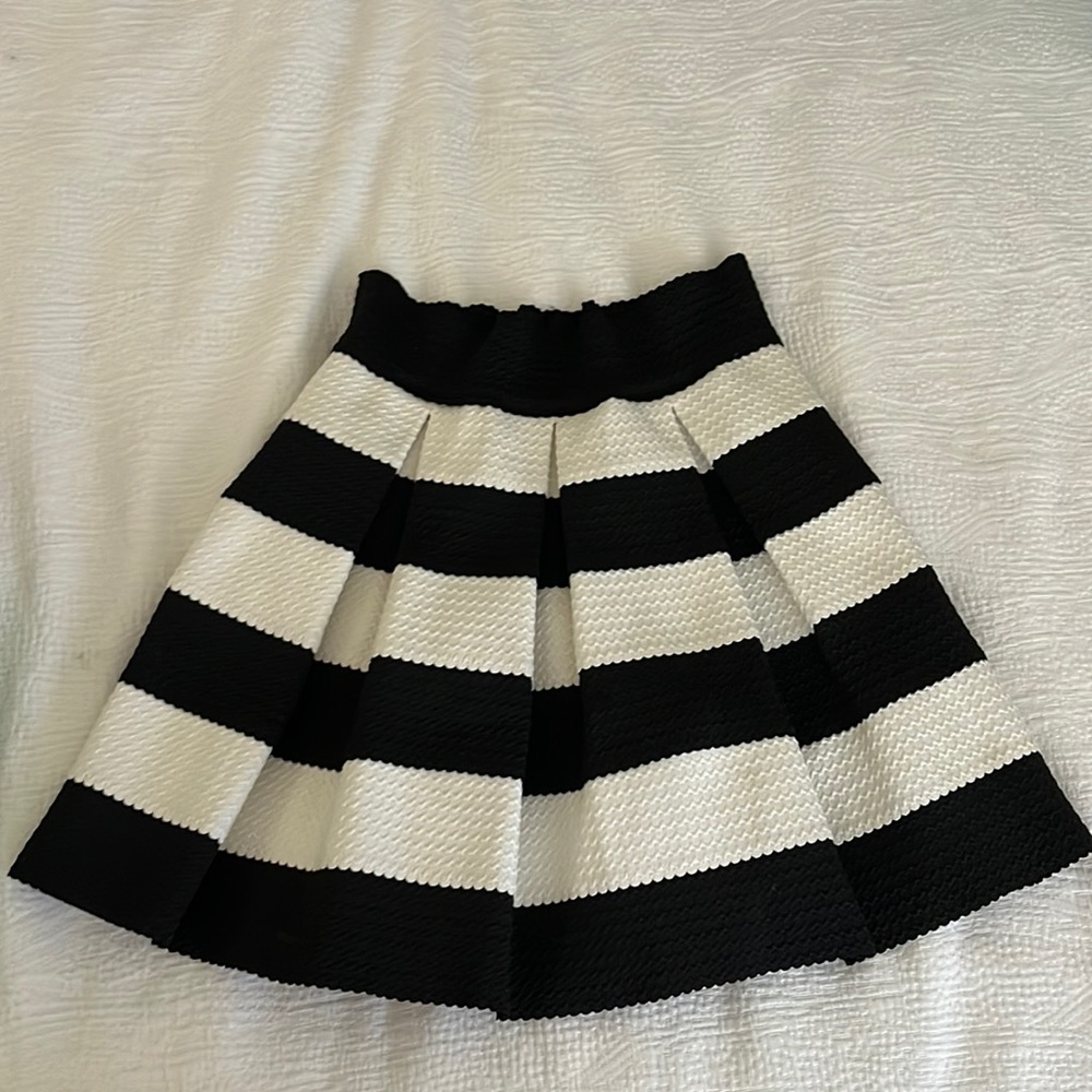 Striped circle skirt -never worn